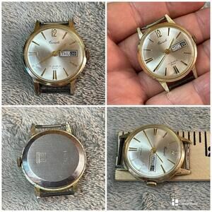Vintage Men's Cariole-17 Jewel-Watch, Aluminum Case !! Parts/repair !! READ